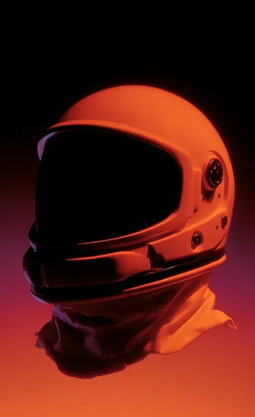 Austronaut's helmet